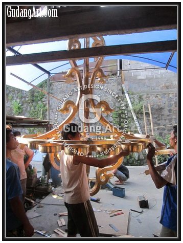 Pembuatan Replika Lampu Gantung Kuningan Hagia Sophia7