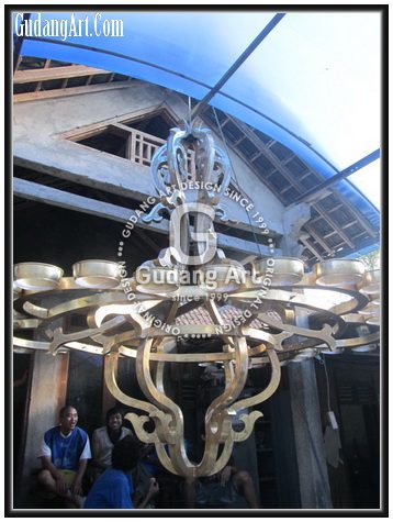 Pembuatan Replika Lampu Gantung Kuningan Hagia Sophia8