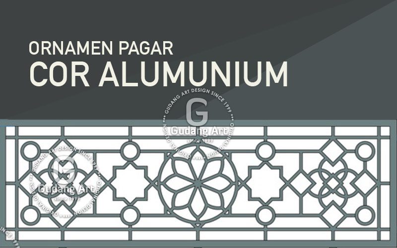 Motif Ornamen Islam Pagar Masjid Gudang Art Design